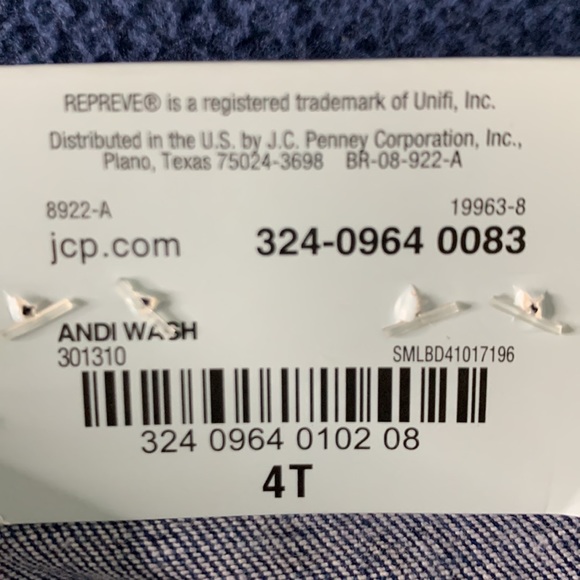 okie dokie 4T Toddler Girls Jeans - Picture 5 of 5